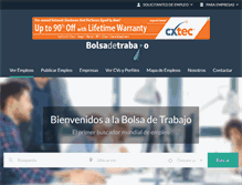 Tablet Screenshot of bolsadetrabajo.com